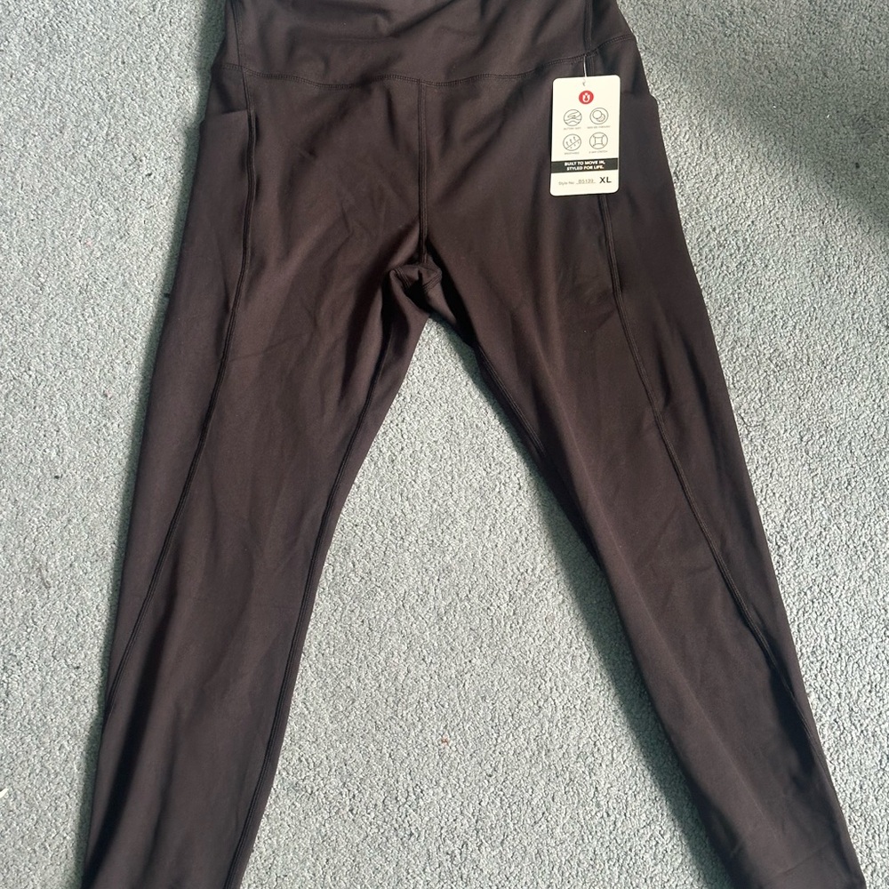 High-Waisted Black Leggings